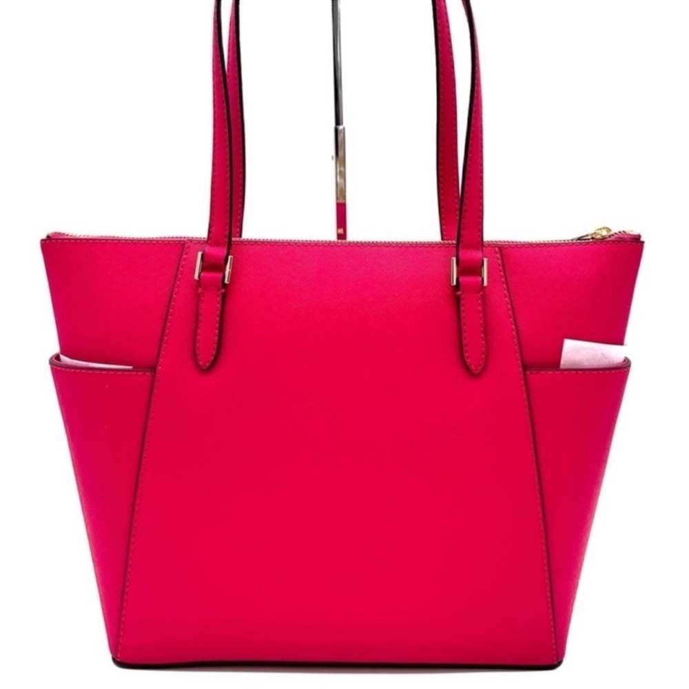 Michael Kors Large Charlotte Tote Bag Electric Pink - Picture 4 of 12